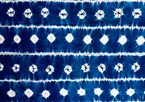 Indigo dyed scarf pattern B