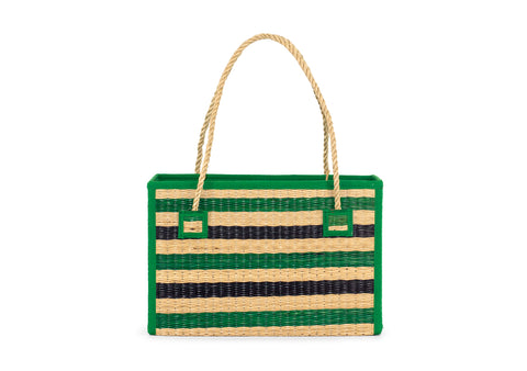 Lateral Green Tote