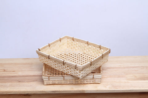 Rectangle Bamboo Basket