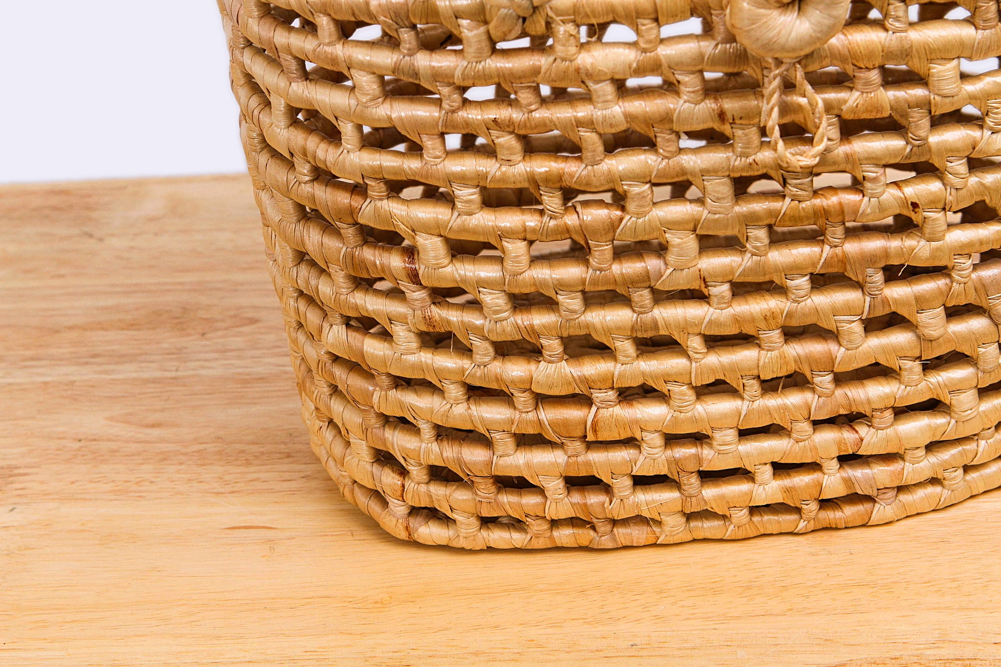 Natural straw mini container (tall) – VTThai