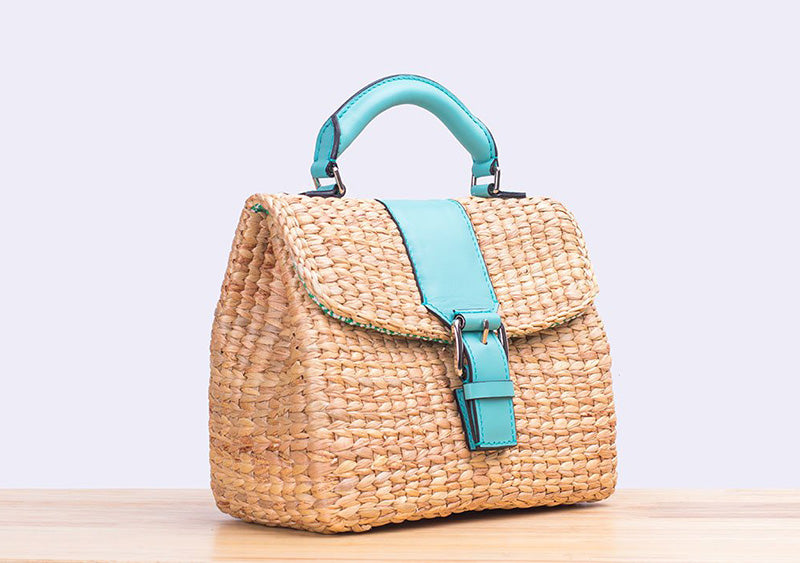 <ly-as-9507005>MINI VIPHA WICKER BAG (Turquoise)</ly-as-9507005>